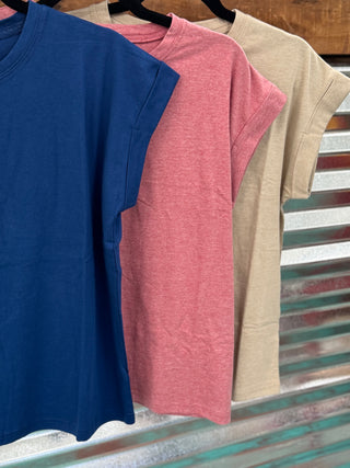 Round Neck Short Sleeve Tee