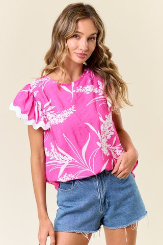 About You Floral Top