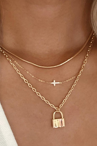 18K Stainless Steel Tarnish Free Layered Necklace
