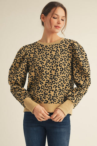 Leopard Sweater Top