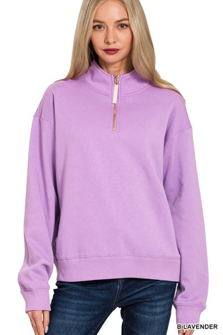Half Zip Sweatshirt