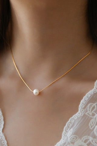 18K Tarnish Free Pearl Necklace