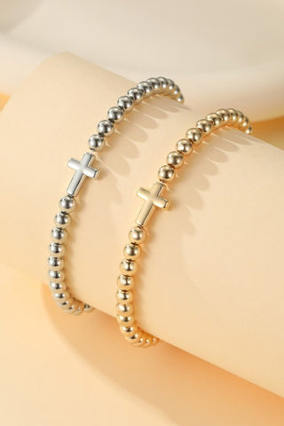 Cross Silver Bracelet