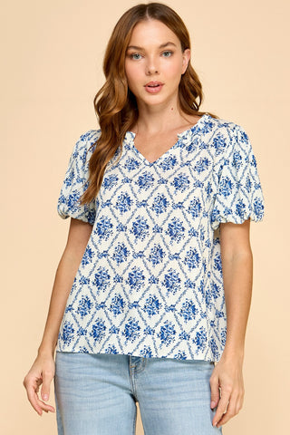 Women's Floral Print Top