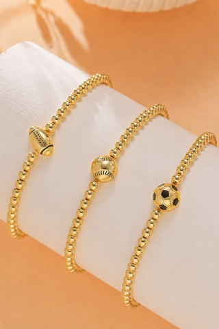 Game Day Gold Bracelet