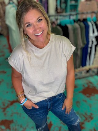 Round Neck Short Sleeve Tee