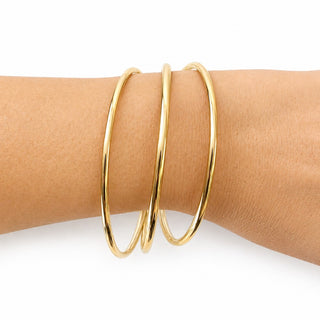 Modern Knot Accent Bangles