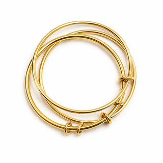 Modern Knot Accent Bangles