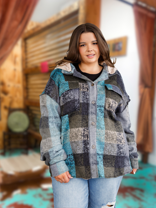 My Best Effort Hooded Shacket