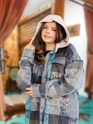 My Best Effort Hooded Shacket