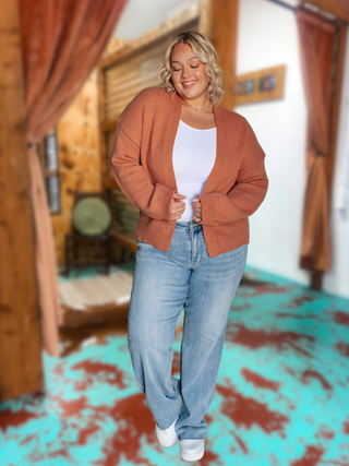 Wait for True Love Open Front Cardigan