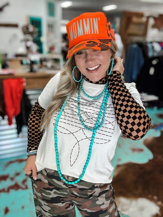 Cowboy Boot Stitch Tee