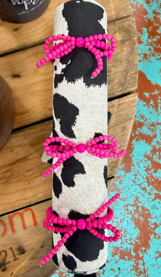 Hot Pink Bow Bracelet