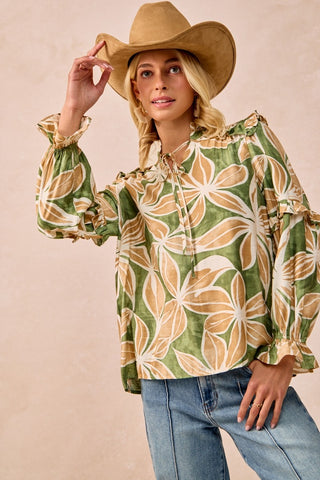 Fall Floral Top