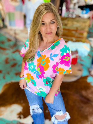 Lucky Charm Floral Top