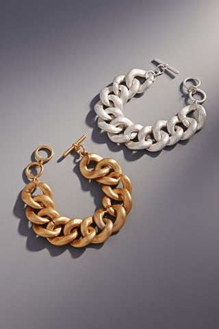 Chunky Vintage Linked Chain Bracelet