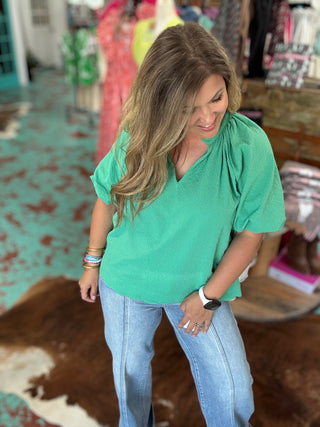 Elegant Puff Sleeve Top