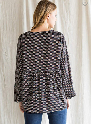 Square Chiffon Top