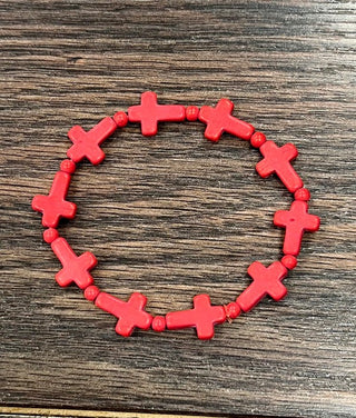 Red Cross Bracelet