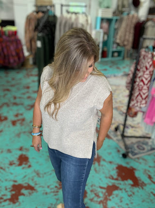 Oversize Sweater Vest