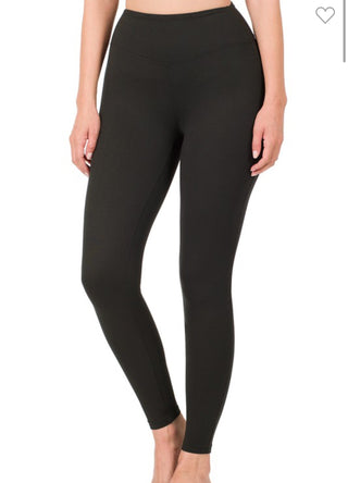 Microfiber Waistband Leggings