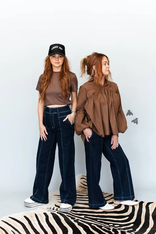 The Brazos Top - Mocha