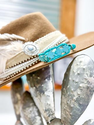 Turquoise Cross Adjustable Bracelet