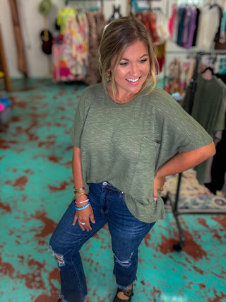 Oversized Slub Hacci Top (S - XL)