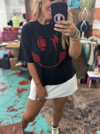 Football Smiley Tee