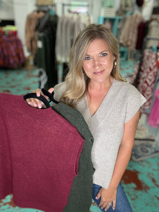 Oversize Sweater Vest