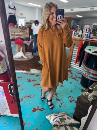 Marigold A Line Dress