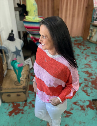Stripe Combo Top