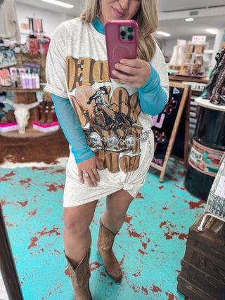 Buckin' Bronc T-Shirt Dress