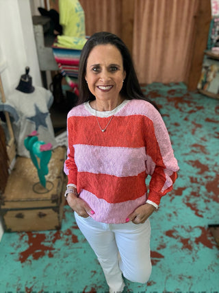 Stripe Combo Top