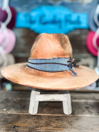 Pink Dust and Denim Hat