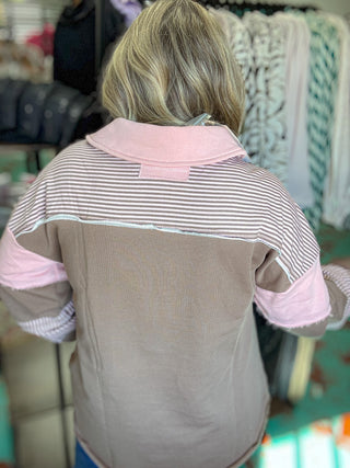 Neapolitan Oversized Knit Top