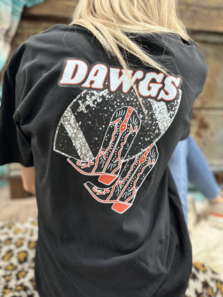 DAWGS Glitter Boots Tee