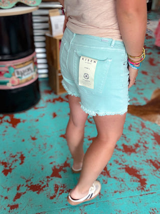 Mint Mid Rise Shorts