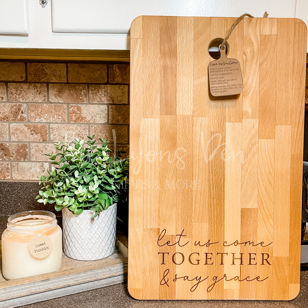 Come Together Cutting Board Large